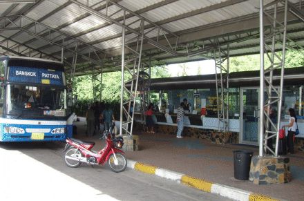Air Conditioned Bus Terminal Pattaya - Bangkok.