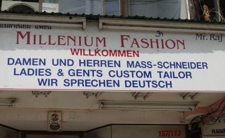 Millenium Fashion, Damen und Herren Massschneider, Pattaya Naklua, Chonburi, Thailand