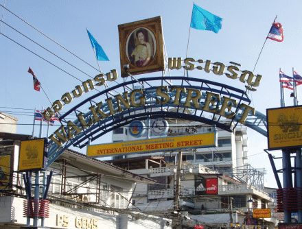 Walking Street South Pattaya Chonburi Thailand