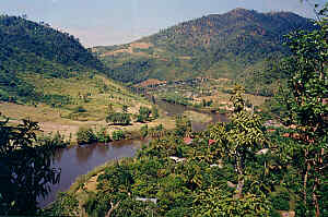 Mae Kok river, Thaton, Chiang Mai province, northern Thailand.