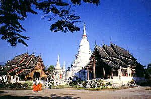 Phra Singh temple (Wat Phra Singh), Chiang Mai, Chiang Mai province, northern Thailand.
