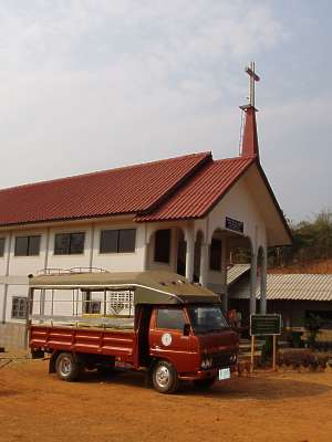 Methodist Church in Chiang Saen,  Chiangrai Province,  North Thailand