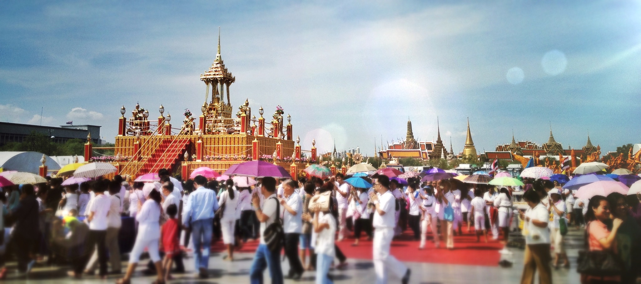 Visakha Bucha Celebration at Sanam Luang Bangkok