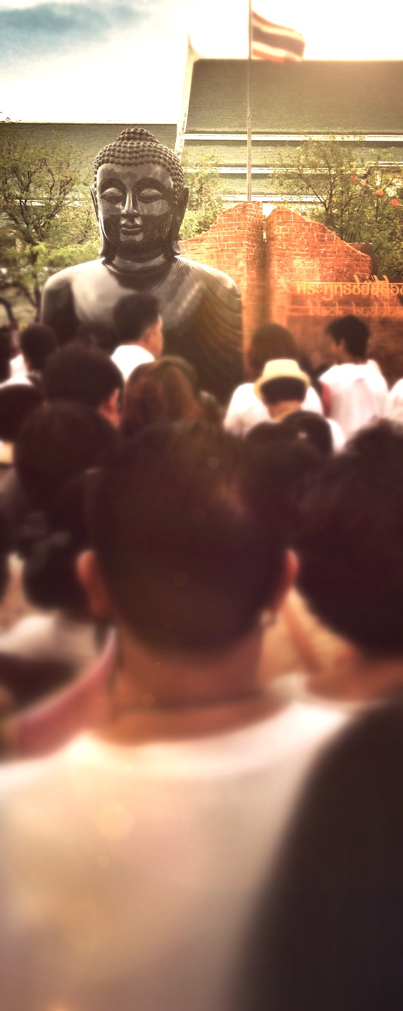 Visakha Bucha Celebration at Sanam Luang Bangkok